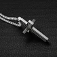 Collar Para Hombre Y Mujer Dije Cruz Giratoria Con Escritura - Miniatura 29