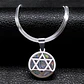 Collar Para Hombres Y Mujeres Dije Estrella Judía Hexagrama - Miniatura 16