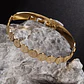 Brazalete De Acero Pulsera Para Mujer Medallas De San Benito - Miniatura 6