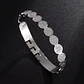 Brazalete De Acero Pulsera Para Mujer Medallas De San Benito - Miniatura 12