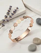 Brazalete De Acero Pulsera Para Mujer Medallas De San Benito - Miniatura 17