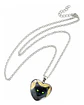 Collar Para Mujeres Dije Luna Cabujón Forma De Corazón Gato - Miniatura 8