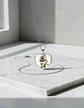 Collar Para Mujeres Dije Luna Cabujón Forma De Corazón Gato - Miniatura 29