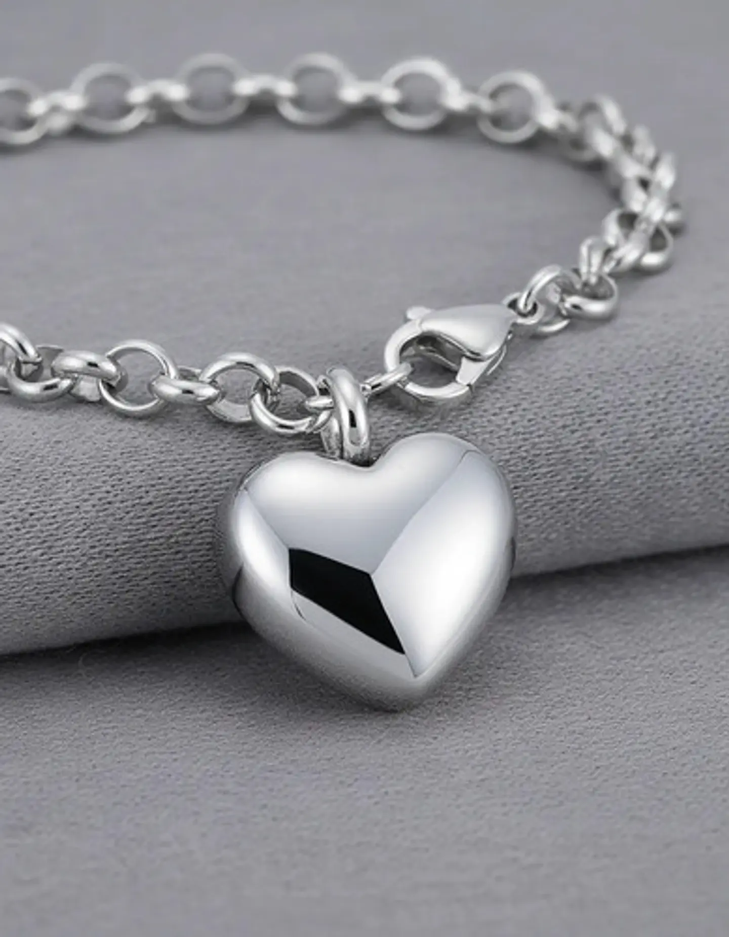 Pulsera Para Mujeres Brazalete Con Dije Urna Corazón Cenizas 14