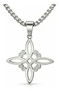 Collar De Acero Para Hombres Y Mujeres Dije Nudo Bruja Celta - Miniatura 17