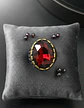 Anillo Moderno Clásico Para Hombres Y Mujeres Piedra Rojo Cz - Miniatura 7