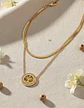 Collar Doble Capa De Acero Para Mujer Dije Árbol De La Vida - Miniatura 6