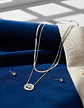 Collar Doble Capa De Acero Para Mujer Dije Árbol De La Vida - Miniatura 13