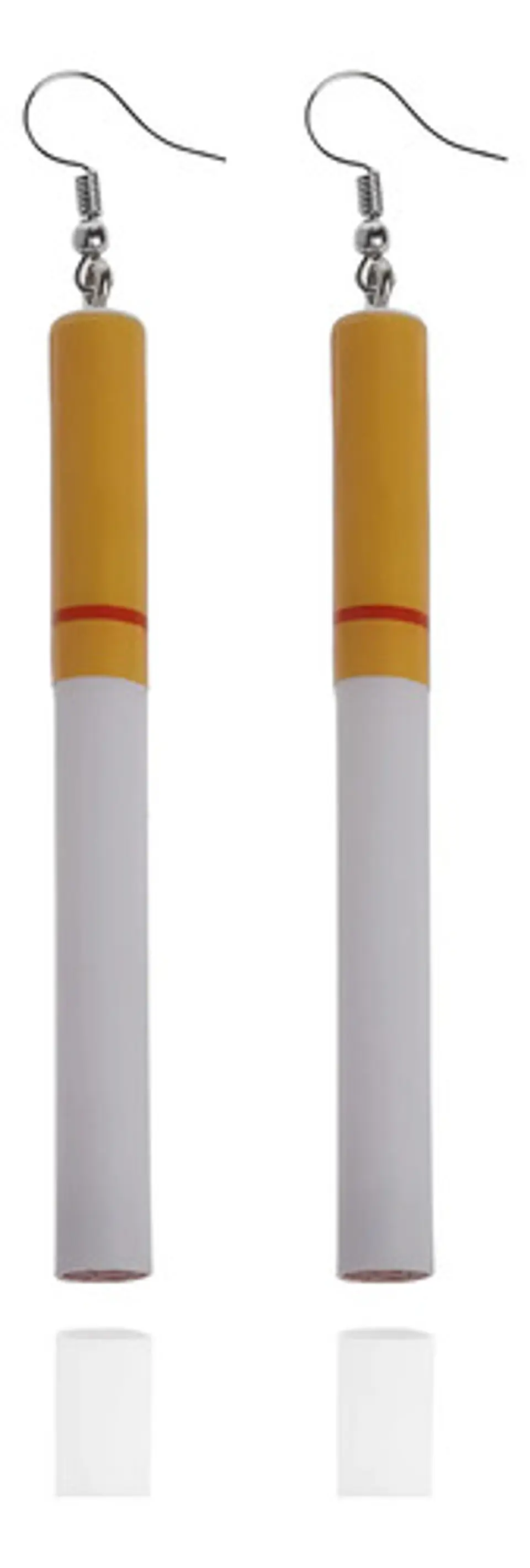 Aretes Para Mujer Pendientes Rebeldes Colillas De Cigarrillo 1