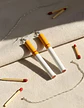 Aretes Para Mujer Pendientes Rebeldes Colillas De Cigarrillo - Miniatura 3