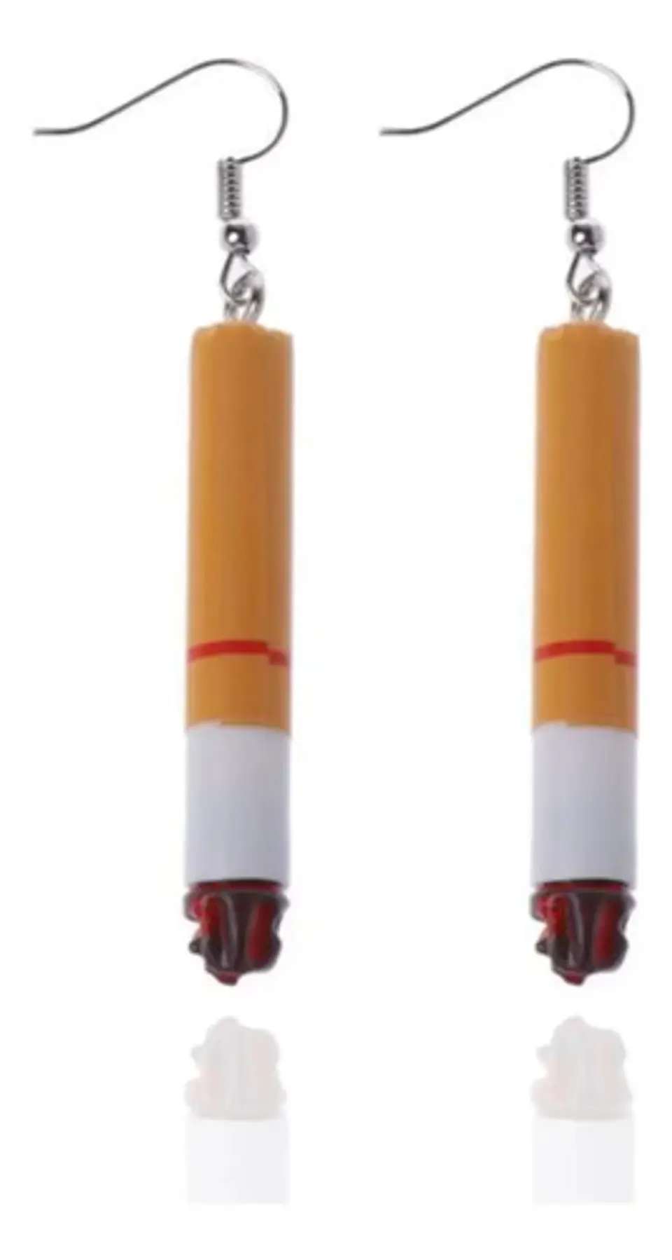 Aretes Para Mujer Pendientes Rebeldes Colillas De Cigarrillo 10