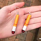 Aretes Para Mujer Pendientes Rebeldes Colillas De Cigarrillo - Miniatura 11