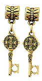 Set 20 Dijes Medallas Llaves Sello De San Benito De Nursia - Miniatura 1