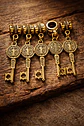 Set 20 Dijes Medallas Llaves Sello De San Benito De Nursia - Miniatura 5