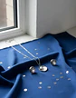Set Joyería Mujer Collar Y Aretes Dije Luna Brilla Luminoso - Miniatura 5
