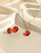 Set Joyería Mujer Collar Y Aretes Dije Luna Brilla Luminoso - Miniatura 22