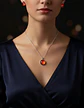 Set Joyería Mujer Collar Y Aretes Dije Luna Brilla Luminoso - Miniatura 28