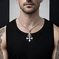 Collar De Acero Para Hombre Y Mujer Dije Pentagrama Sigil - Miniatura 5