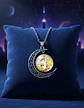 Collar Para Mujer Y Niña Dije Luna Cabujón Anime Sailor Moon - Miniatura 62