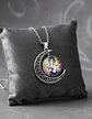 Collar Para Mujer Y Niña Dije Luna Cabujón Anime Sailor Moon - Miniatura 69