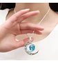 Collar Para Mujer Niñas Dije Luna Frozen Princesas Del Hielo - Miniatura 3