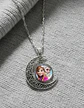 Collar Para Mujer Niñas Dije Luna Frozen Princesas Del Hielo - Miniatura 7