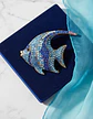 Broche Pez Elegante Con Cristal Brillantes Pin De Moda Mujer - Miniatura 19