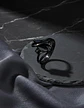 Anillo Vintage Envolvente Negro Para Mujeres Piedra Cz Lujo - Miniatura 21