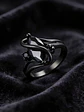 Anillo Vintage Envolvente Negro Para Mujeres Piedra Cz Lujo - Miniatura 22
