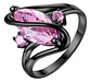 Anillo Vintage Envolvente Negro Para Mujeres Piedra Cz Lujo - Miniatura 25