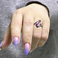 Anillo Vintage Envolvente Negro Para Mujeres Piedra Cz Lujo - Miniatura 29