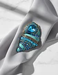 Broche De Alfiler Para Mujeres Caracol Concha Marina Piedras - Miniatura 5