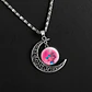 Collar Para Mujer Niñas Dije Luna Con Cabujón Animada Trolls - Miniatura 9