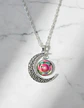 Collar Para Mujer Niñas Dije Luna Con Cabujón Animada Trolls - Miniatura 12