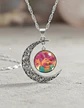 Collar Para Mujer Niñas Dije Luna Con Cabujón Animada Trolls - Miniatura 23