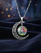 Collar Para Mujer Niñas Dije Luna Con Cabujón Animada Trolls - Miniatura 36
