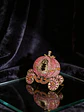 Broche De Alfiler Para Mujeres Carroza Encantada Piedra Cz - Miniatura 9