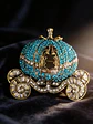 Broche De Alfiler Para Mujeres Carroza Encantada Piedra Cz - Miniatura 16