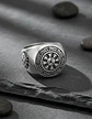 Anillo Vikingo De Acero Color Plata Para Hombre Odin Valknut - Miniatura 3