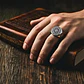 Anillo Vikingo De Acero Color Plata Para Hombre Odin Valknut - Miniatura 6