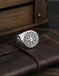 Anillo Vikingo De Acero Color Plata Para Hombre Odin Valknut - Miniatura 8