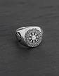 Anillo Vikingo De Acero Color Plata Para Hombre Odin Valknut - Miniatura 9