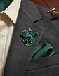 Broche De Alfiler Para Hombre Y Mujer Dragón Vintage Esmalte - Miniatura 4