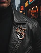 Broche De Alfiler Para Hombre Y Mujer Dragón Vintage Esmalte - Miniatura 16