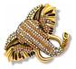 Broche De Alfiler Para Mujeres Elefante Brillante Cristal Cz - Miniatura 10