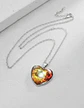Collar Para Hombres Y Mujeres Dije Corazón Galaxia Nebulosa - Miniatura 13