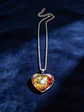 Collar Para Hombres Y Mujeres Dije Corazón Galaxia Nebulosa - Miniatura 16