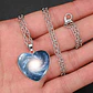 Collar Para Hombres Y Mujeres Dije Corazón Galaxia Nebulosa - Miniatura 34