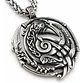 Collar Vikingo De Acero Para Hombres Dije Nudo Cuervo Odín - Miniatura 1