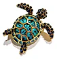 Broche De Alfiler Para Hombre Y Mujer Tortuga Esmaltada Moda - Miniatura 2